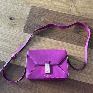 COPY - TED BAKER pink boxy crossbody bag